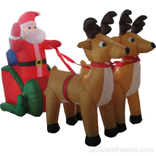 Papai Noel inflável aerado de baixo preço com boa qualidade